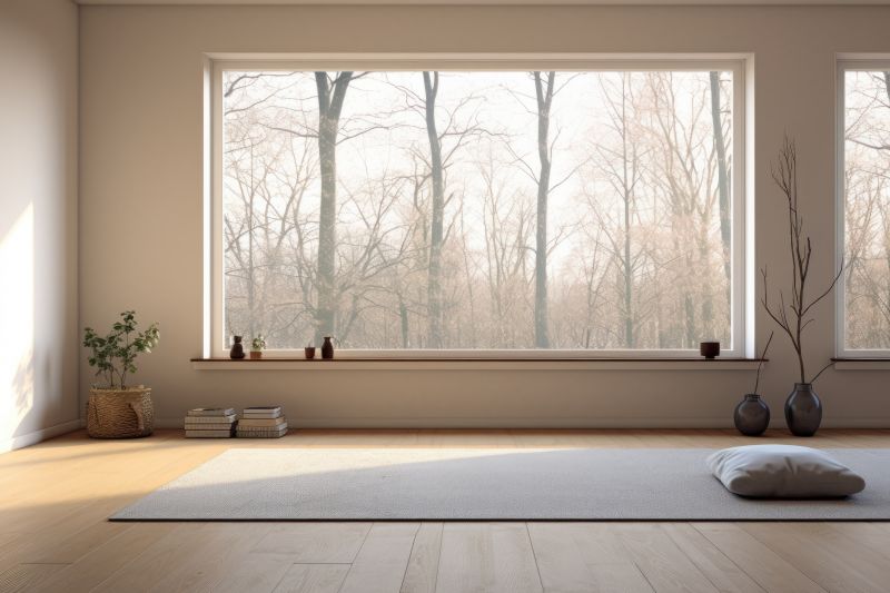 Contemporary Home with Large Windows